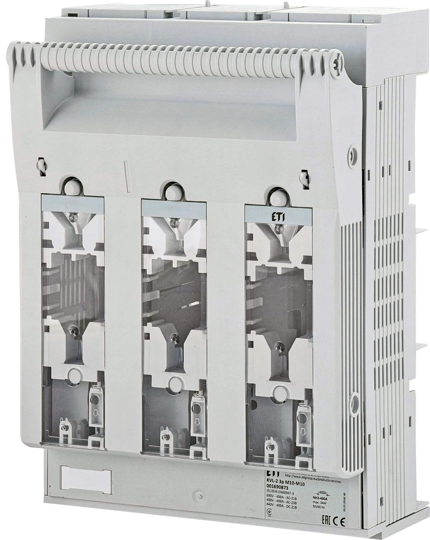 Rozłącznik skrzynkowy KVL-2 3p M10-M10 001690873