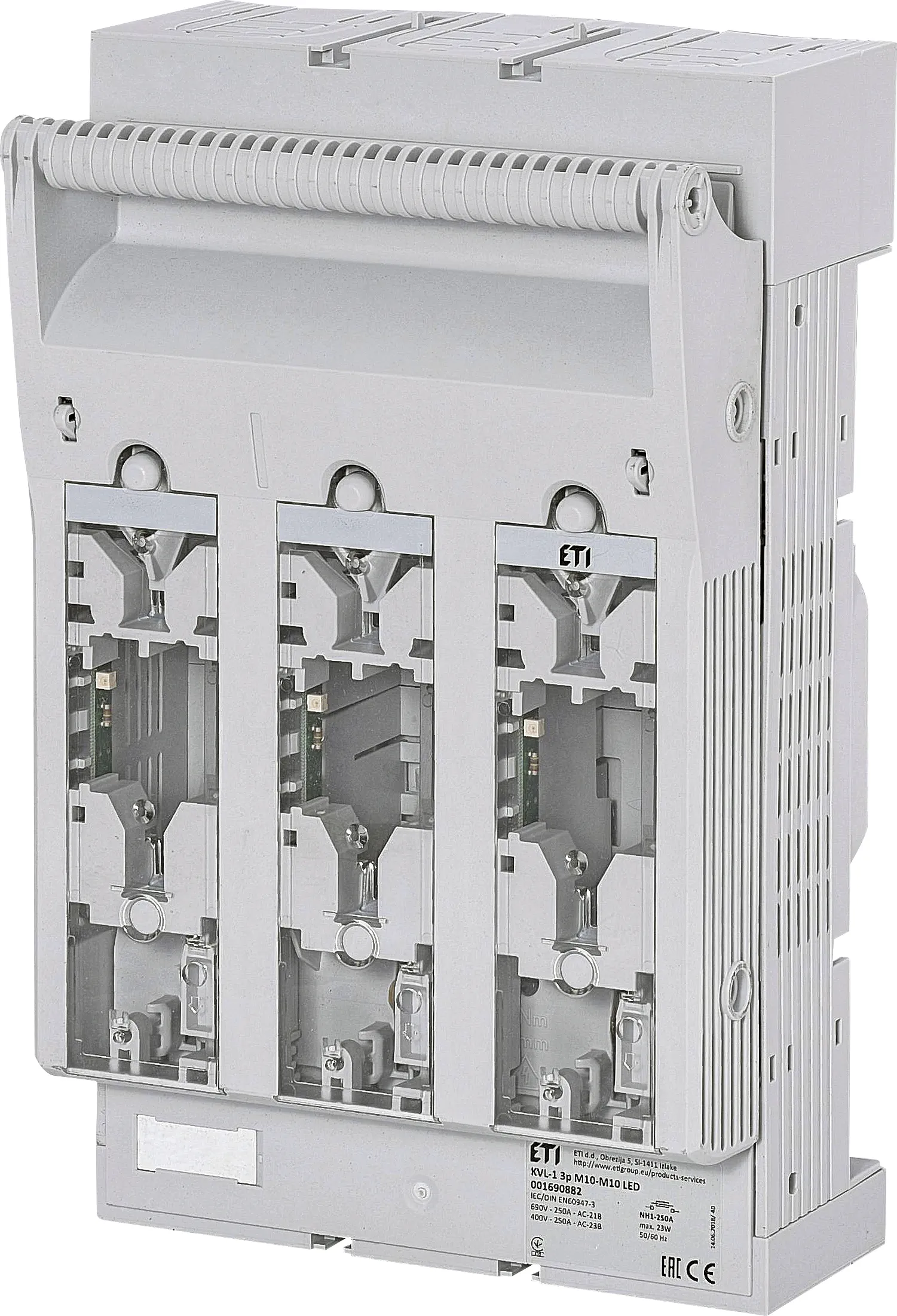 Rozłącznik skrzynkowy KVL-1 3p M10-M10 LED 001690882