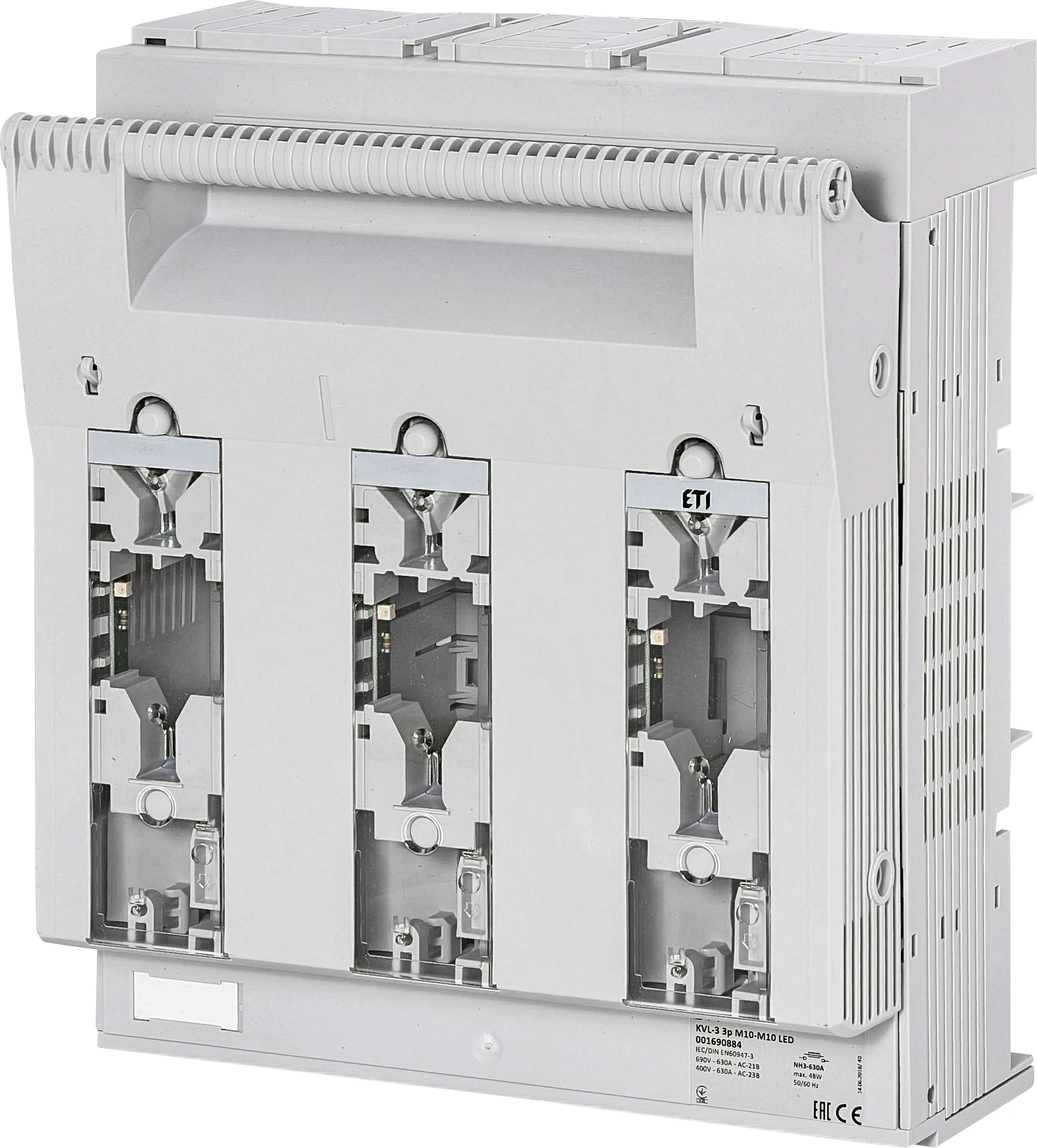 Rozłącznik skrzynkowy KVL-3 3p M10-M10 LED 001690884