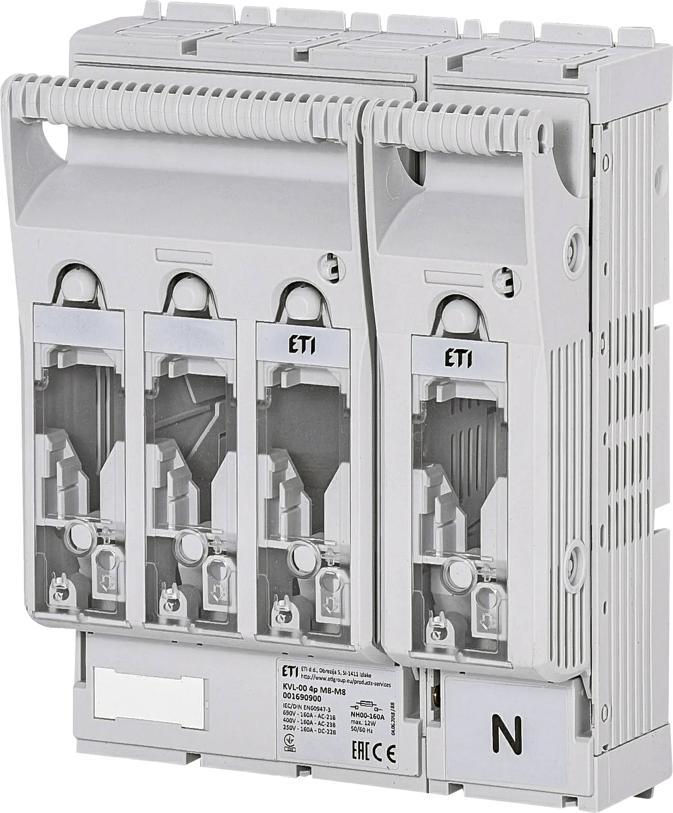 Rozłącznik skrzynkowy KVL-00 4p M8-M8 001690900