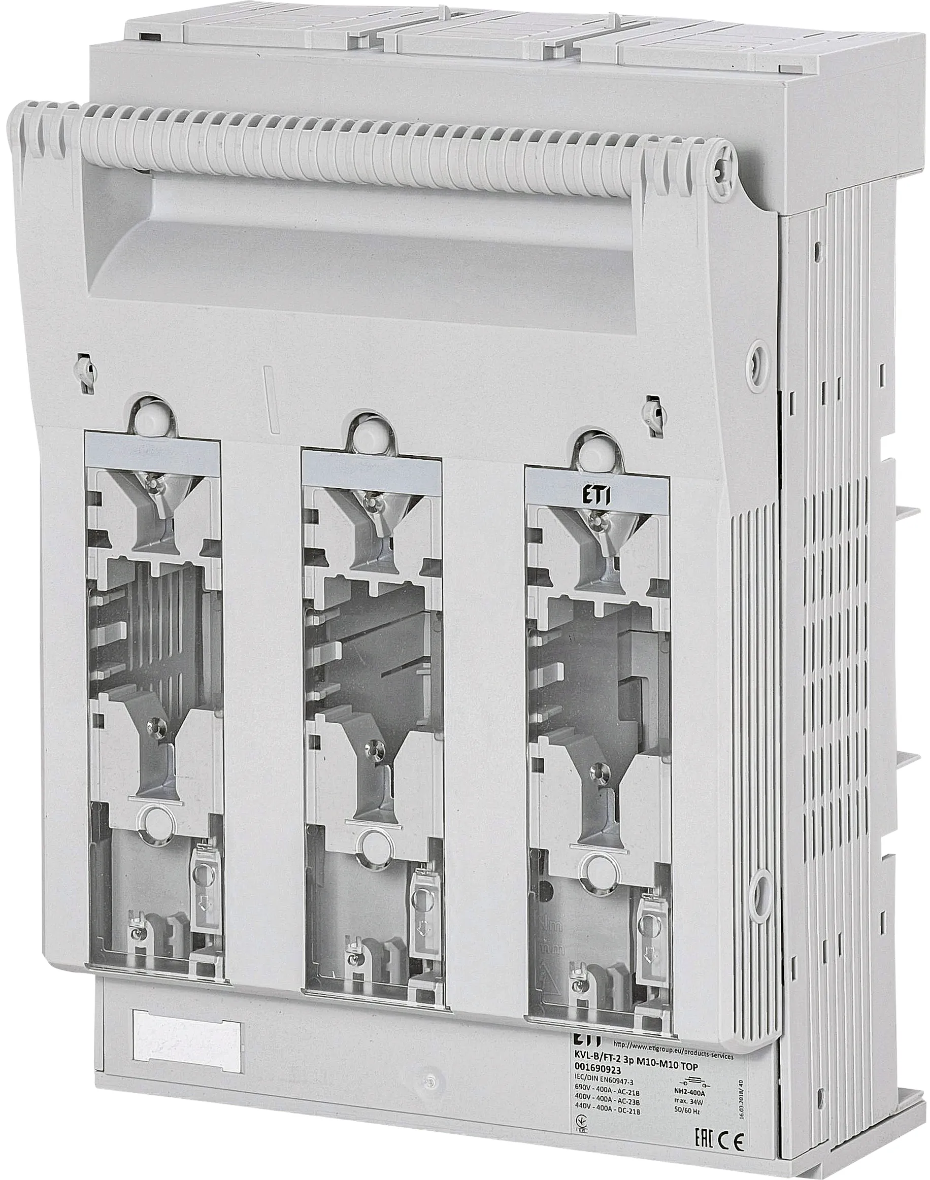 Rozłącznik skrzynkowy KVL-B/FT-2 3p M10-M10 TOP 001690923