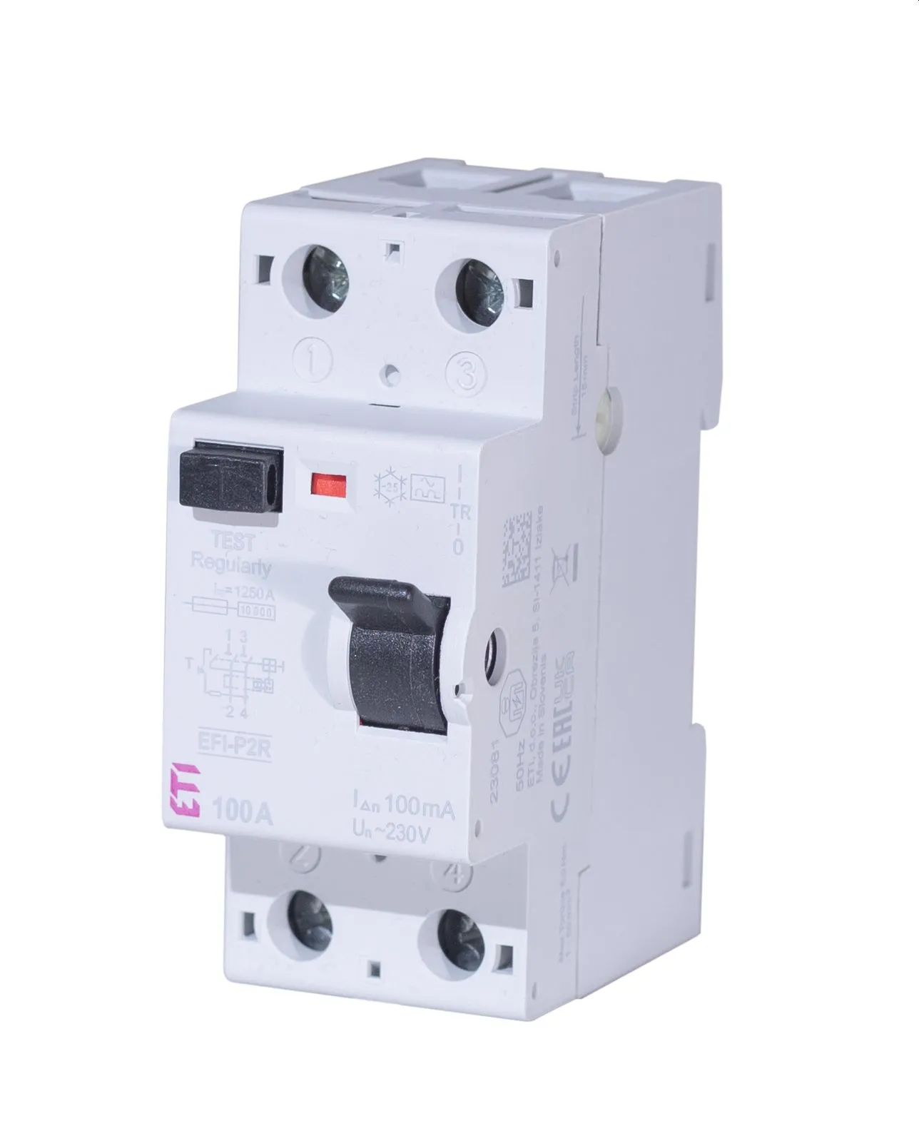 Wyłącznik ochr. różnicowoprąd. EFI-P2R A S 100/0.3 002061194