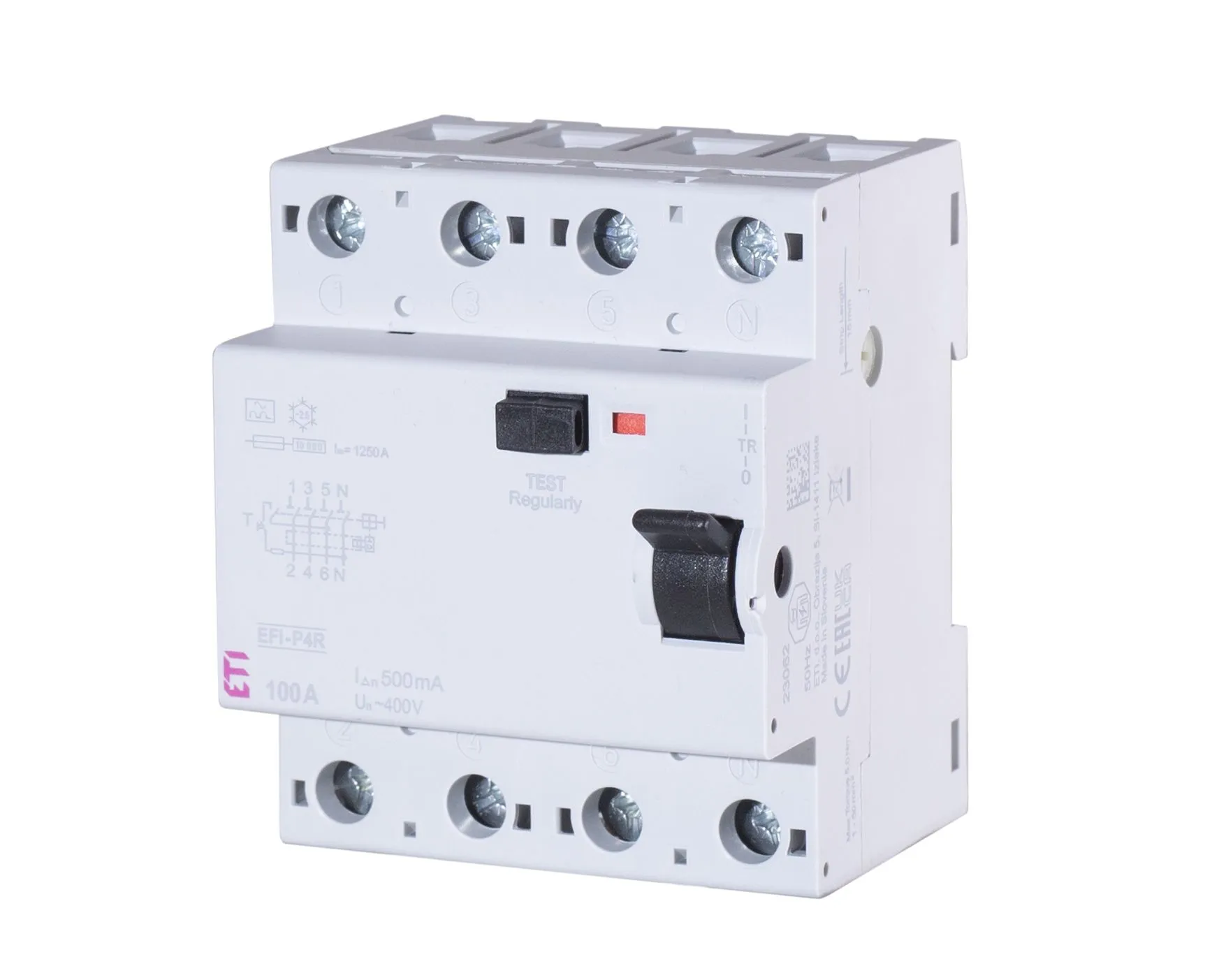 Wyłącznik ochr. różnicowoprąd. EFI-P4R A S 125/0.3 002061595