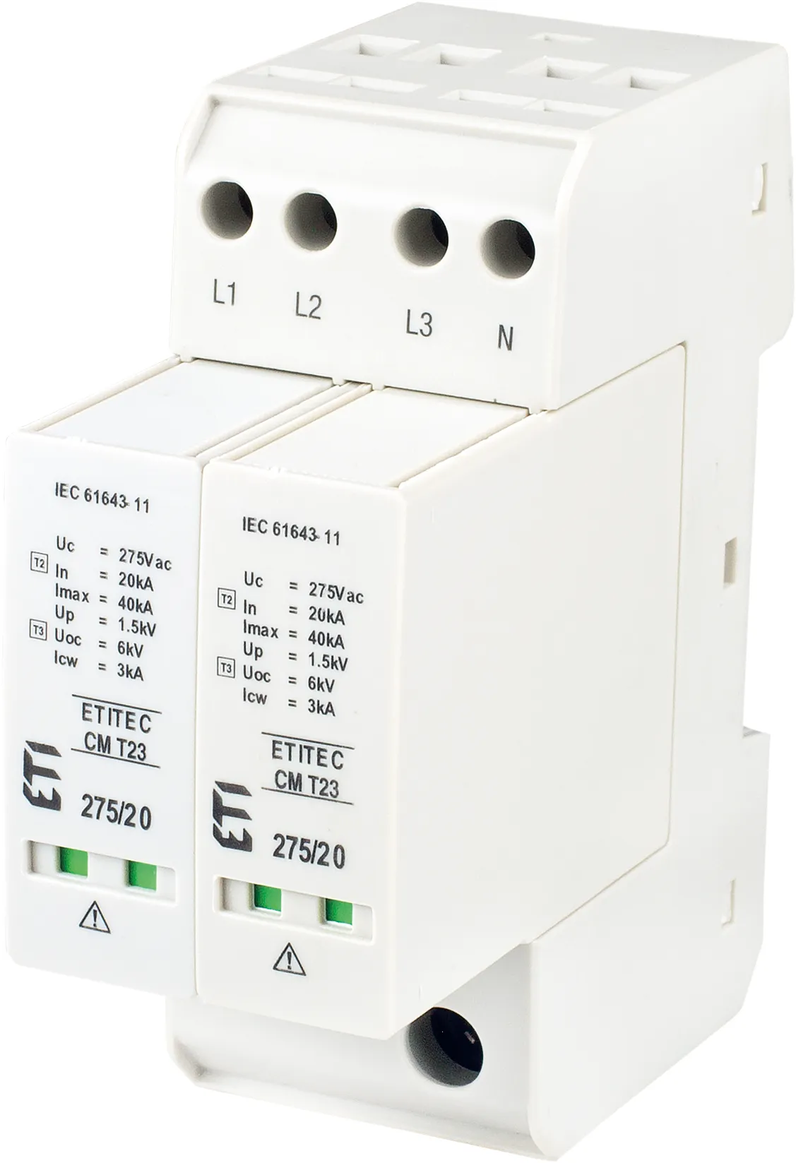 Ogranicznik przepięć ETITEC CM T23 275/20 4+0 RC 002440653