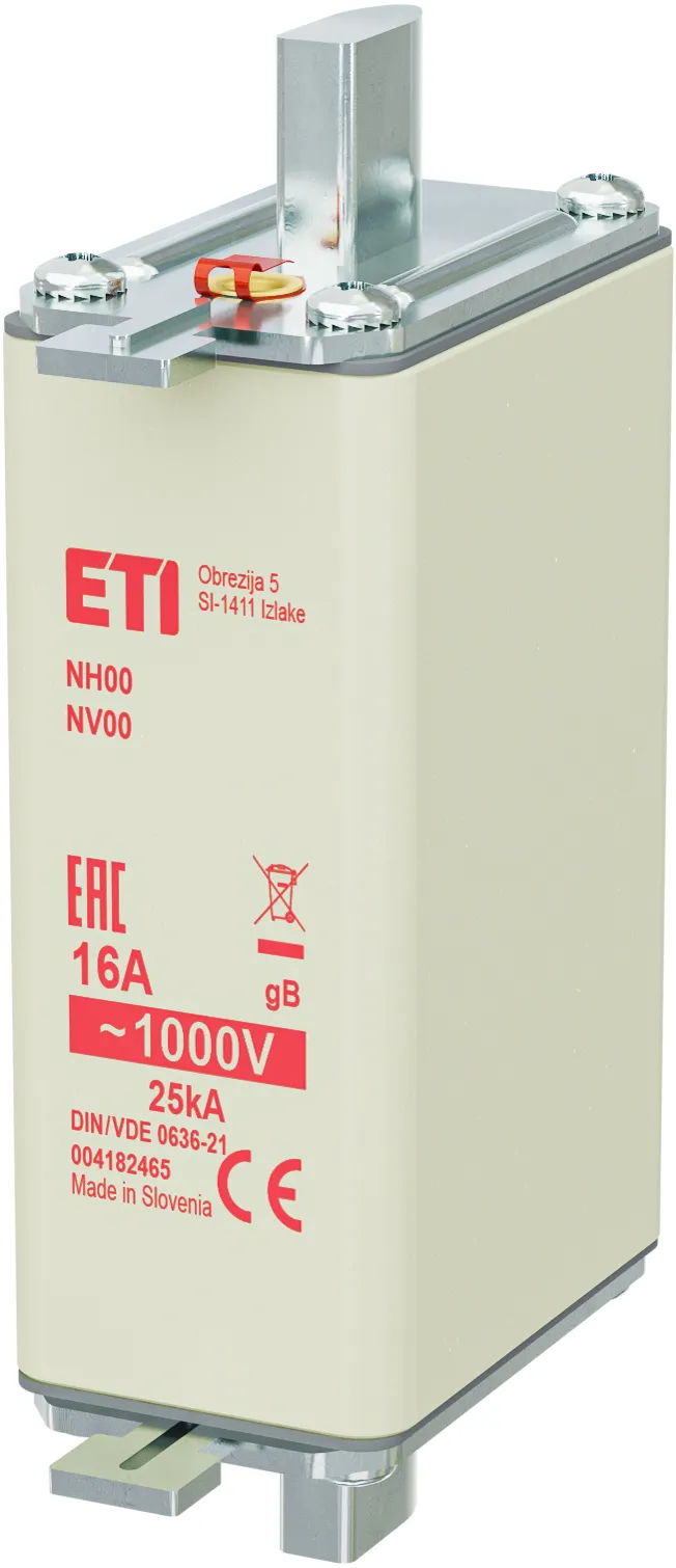 Wkładka topikowa NH00/78 gB 16A/1000V 004182465