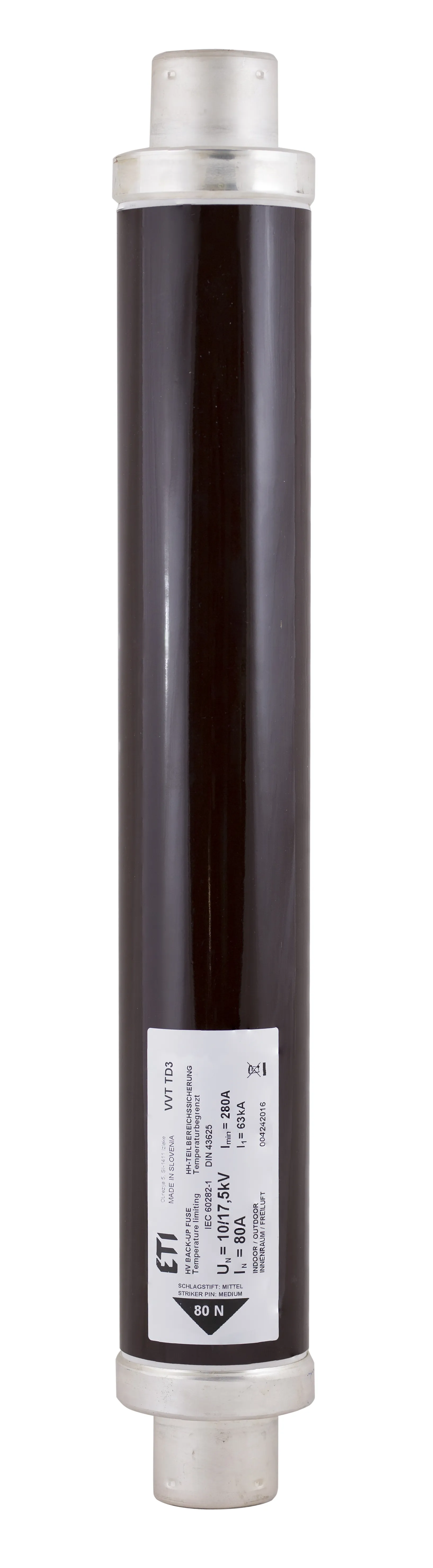 Wkładka topikowa VVC3 17,5kV/2A 442 004240503