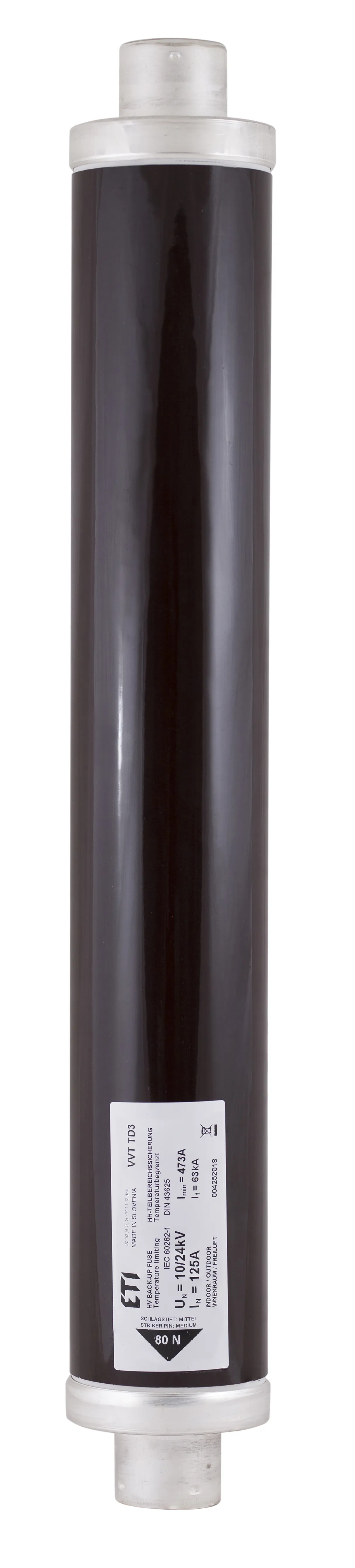 Wkładka topikowa VVT-D3 24kV/2A 537 004252503