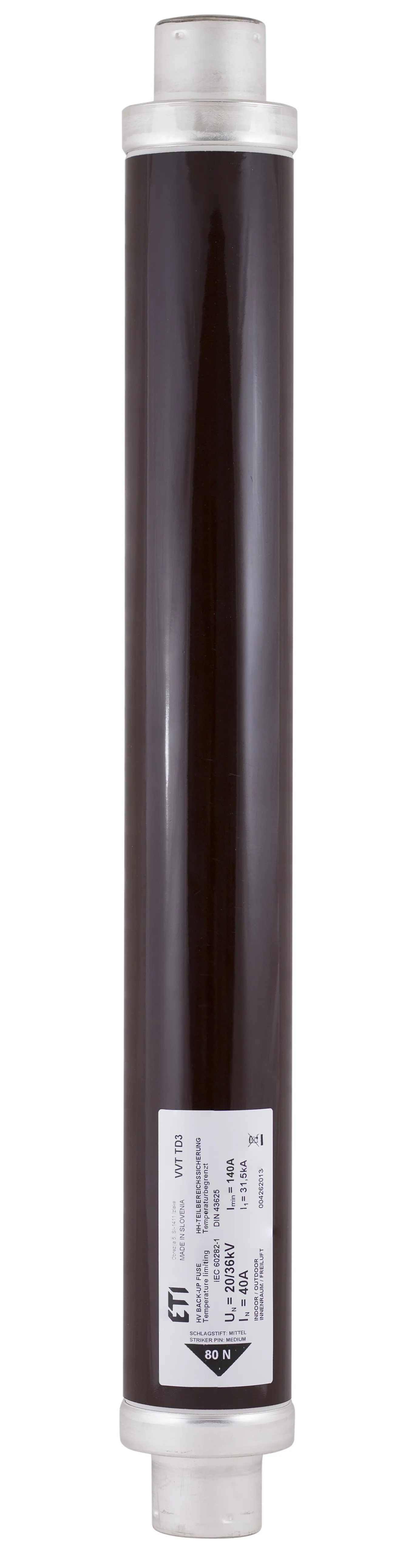 Wkładka topikowa VVT-D3 36kV/2A 004262003