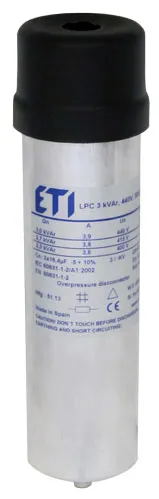 Kondensator LPC 1,5 kVAr, 400V, 50Hz 004656701