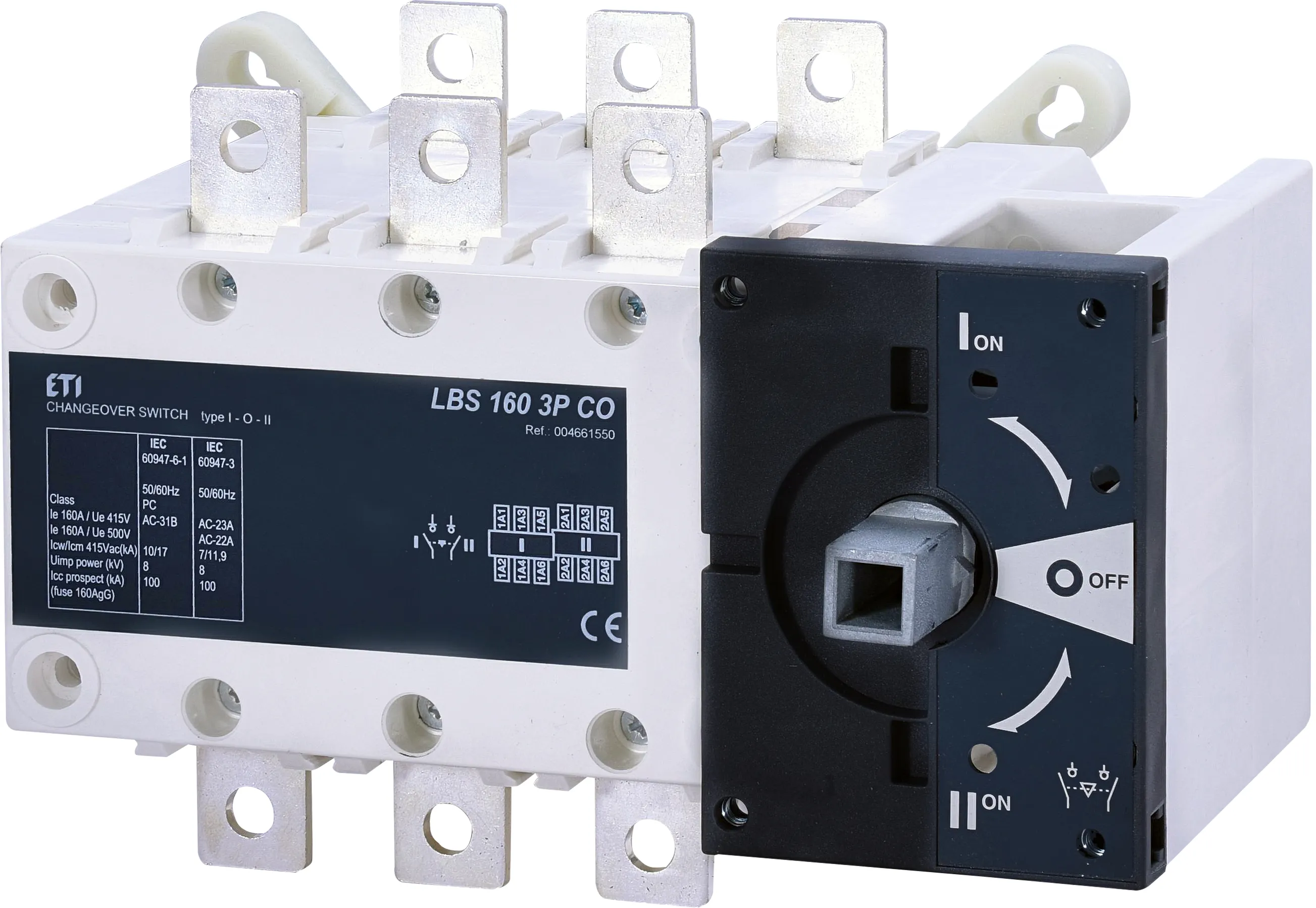 Przełącznik 1-0-2 LBS 160 3P CO 004661550