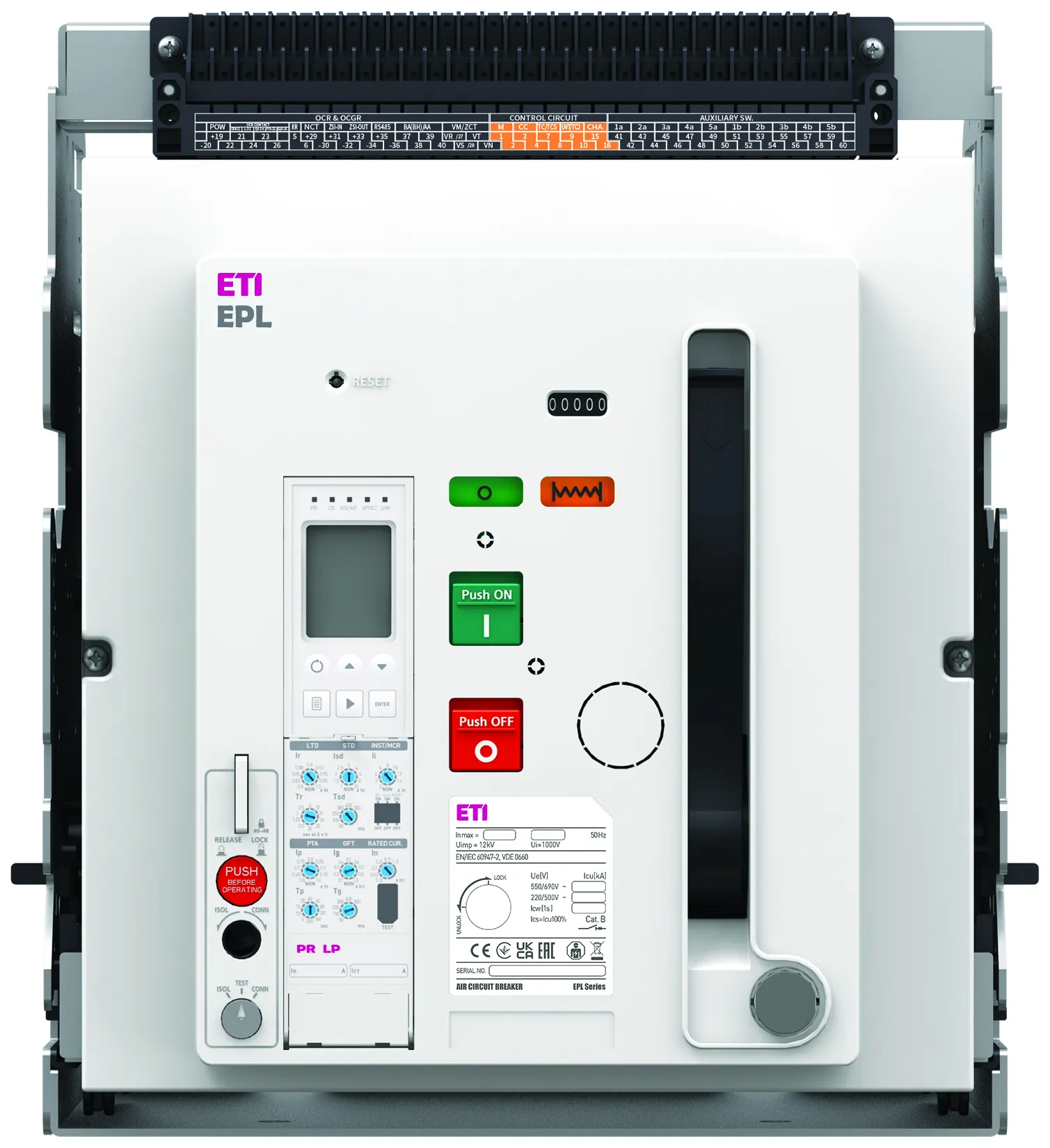 Wyłącznik powietrzny EPL-20 3H BD/M2C2S2/PR-LP 004695705