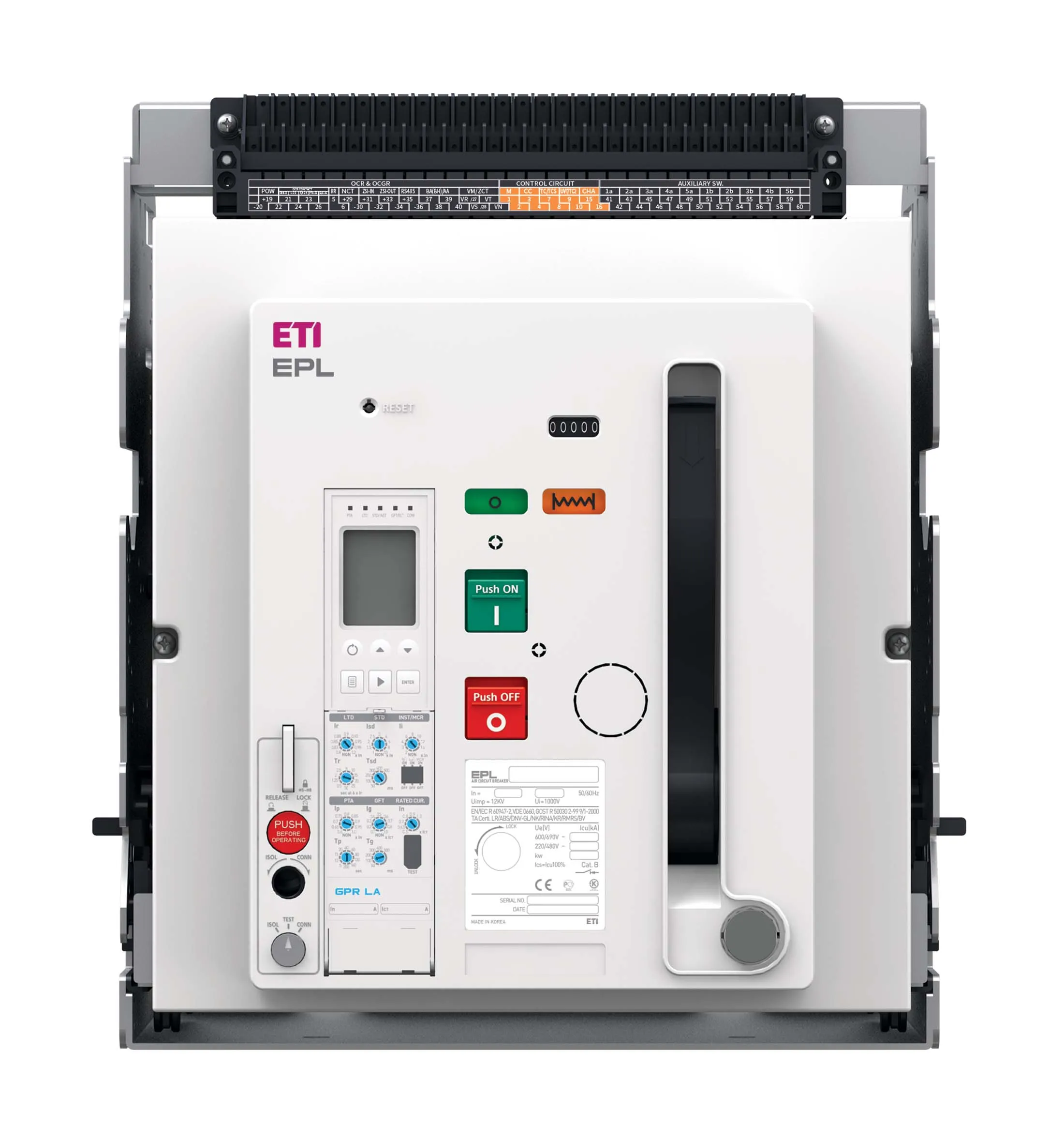 Wyłącznik powietrzny EPL-25 4H BD/M2C2S2/PR-LP 004695714