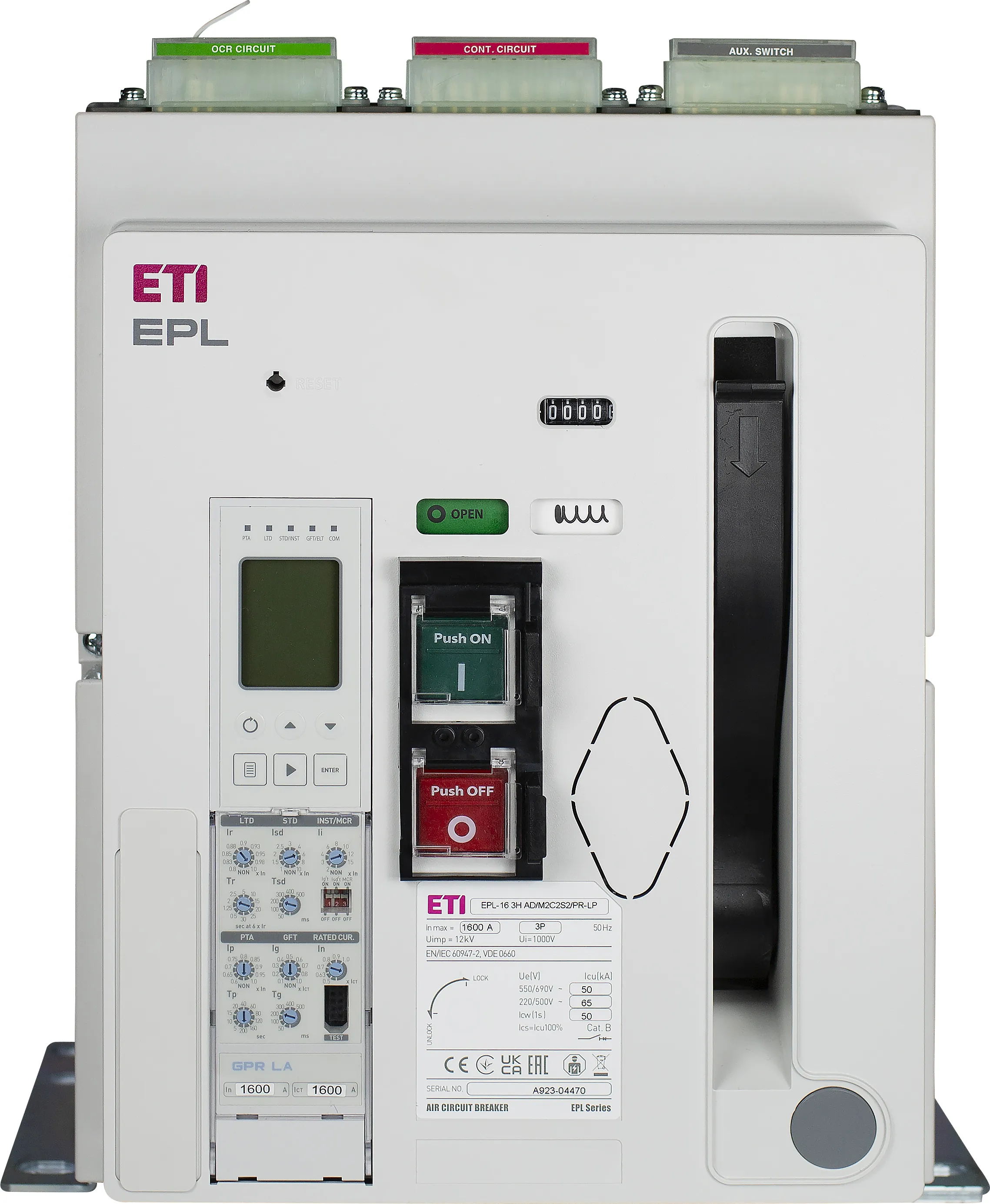 Wyłącznik powietrzny EPL-16 3H AF/M2C2S2/PR-LP 004695720