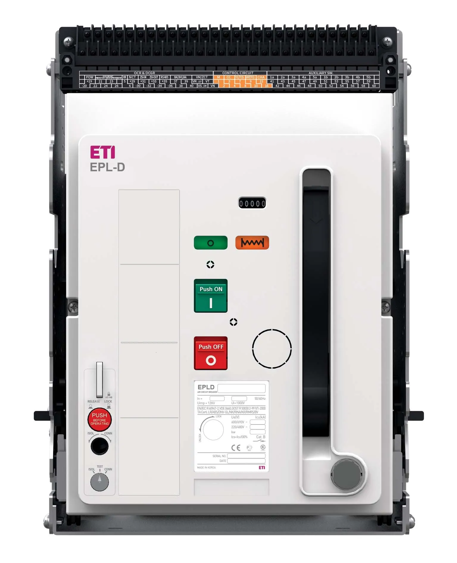 Rozłącznik izolacyjny EPL-D-10 3H AD/M2C2S2 004696602