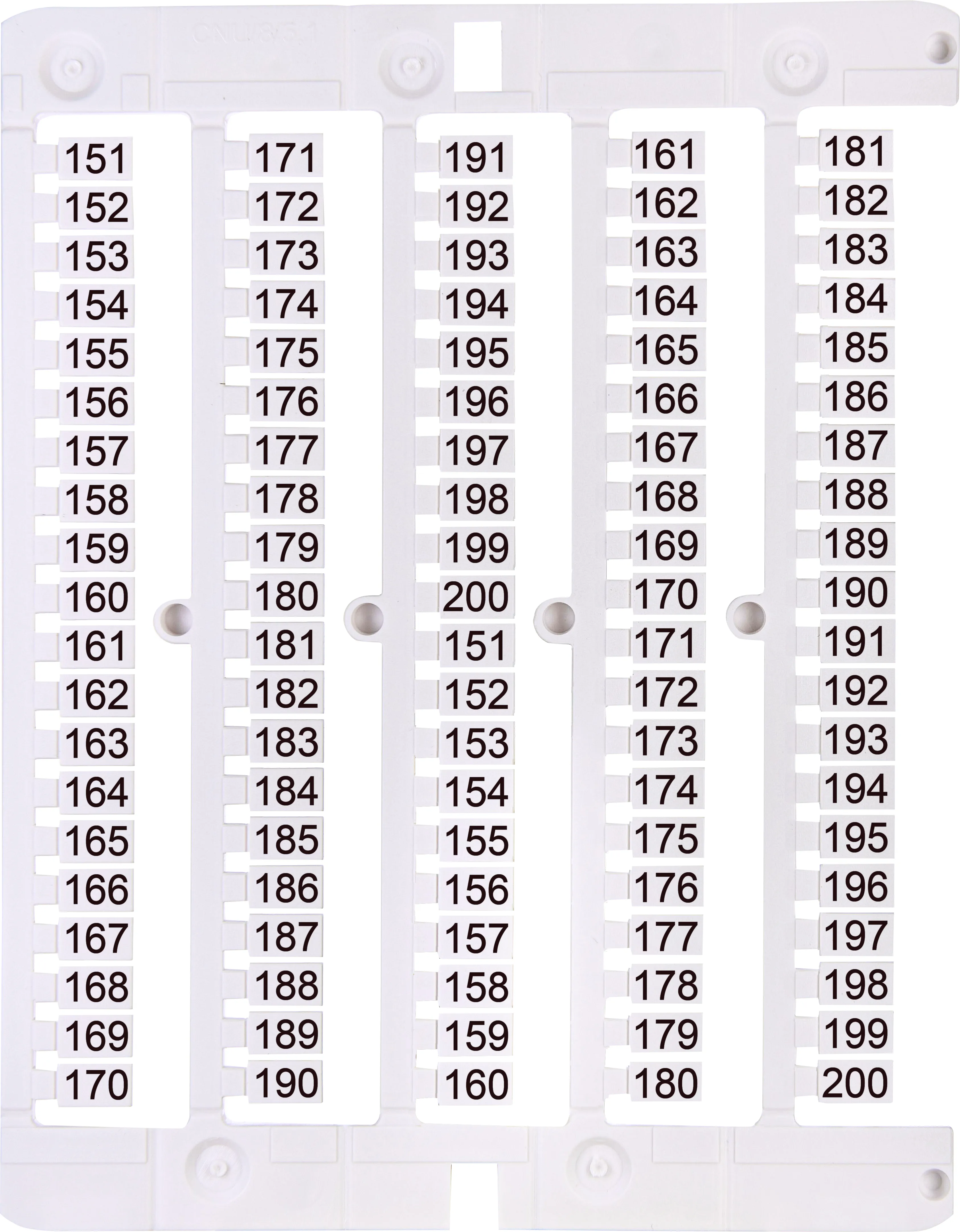 Listwa opisowa ES-NU0851151 003903080