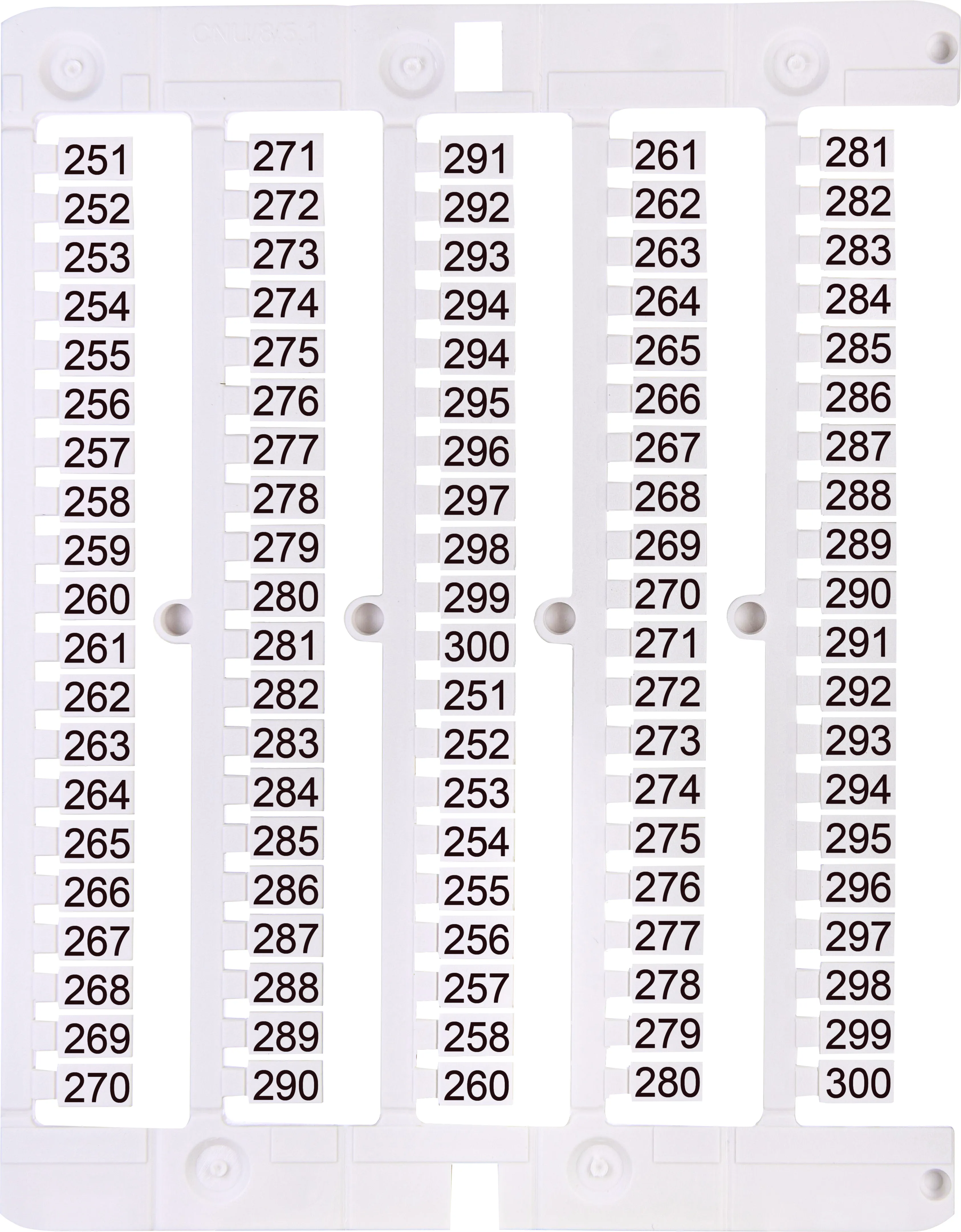 Listwa opisowa ES-NU0851251 003903082