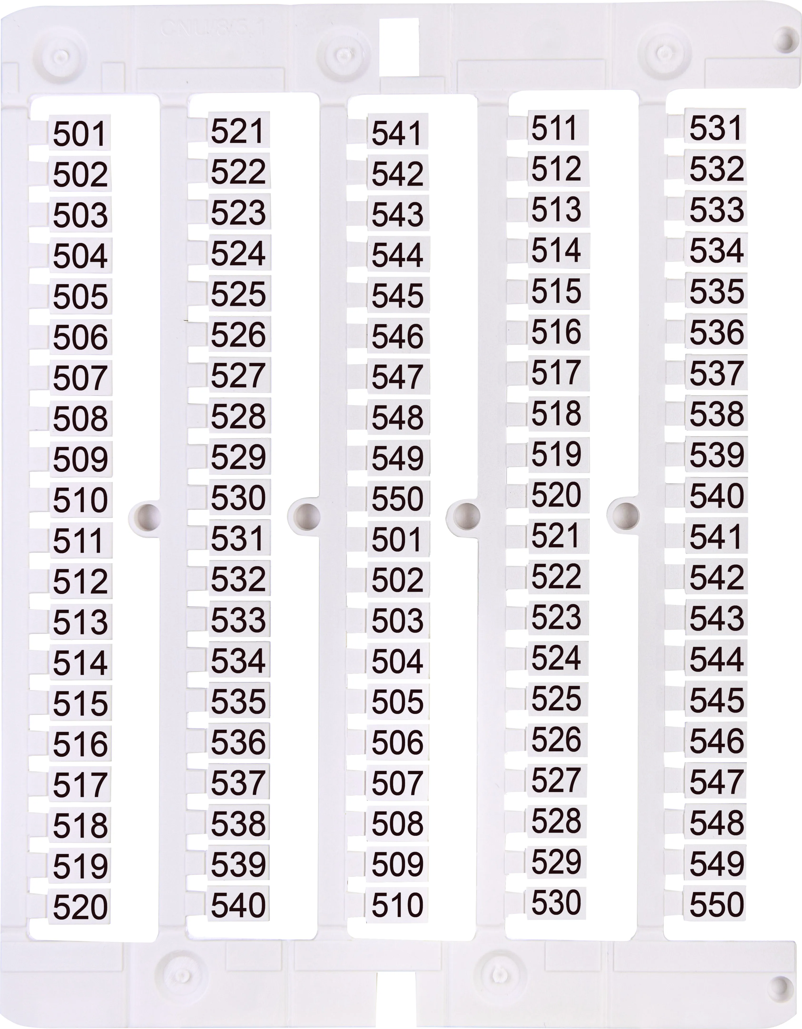 Listwa opisowa ES-NU0851501 003903087