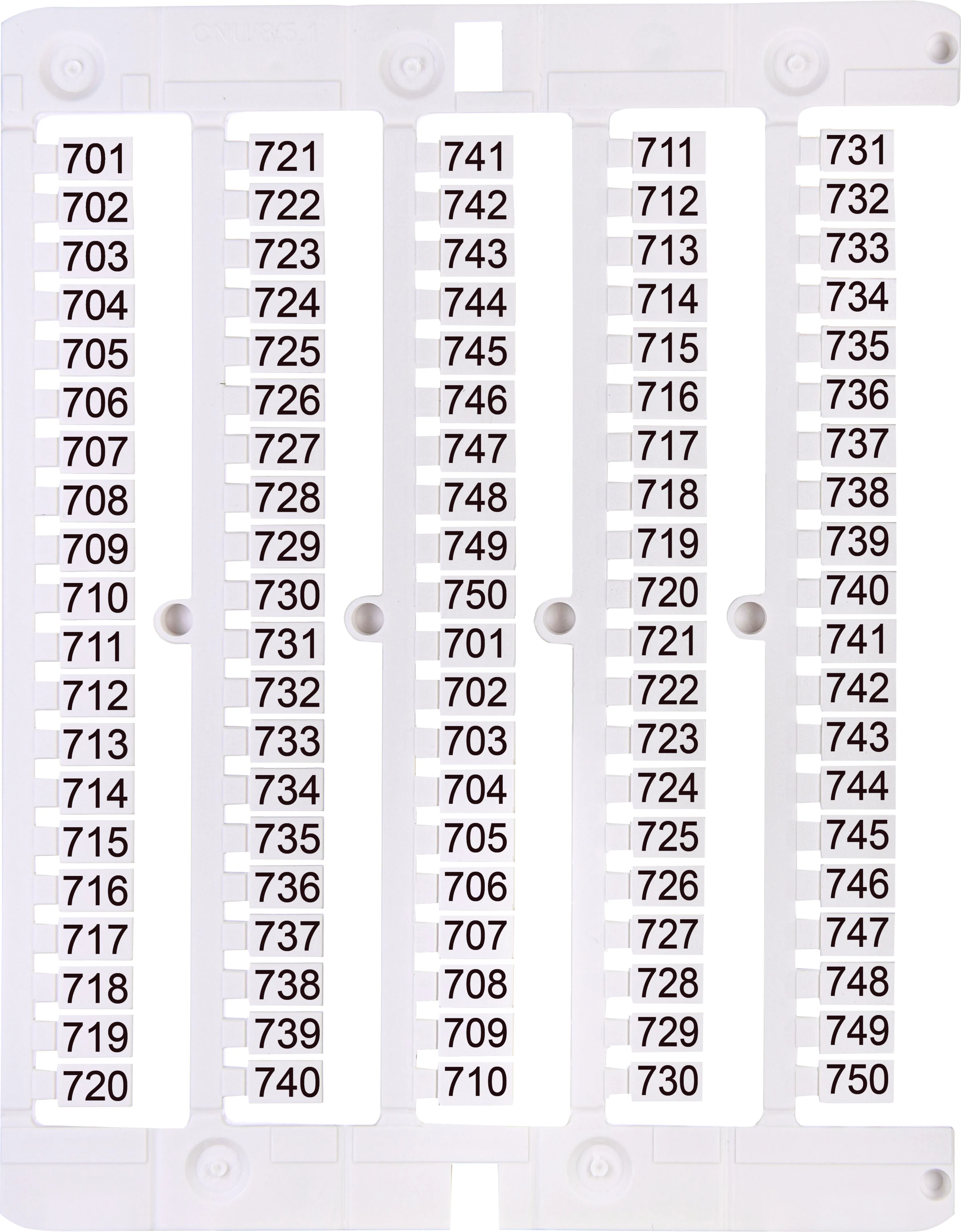 Listwa opisowa ES-NU0851701 003903091