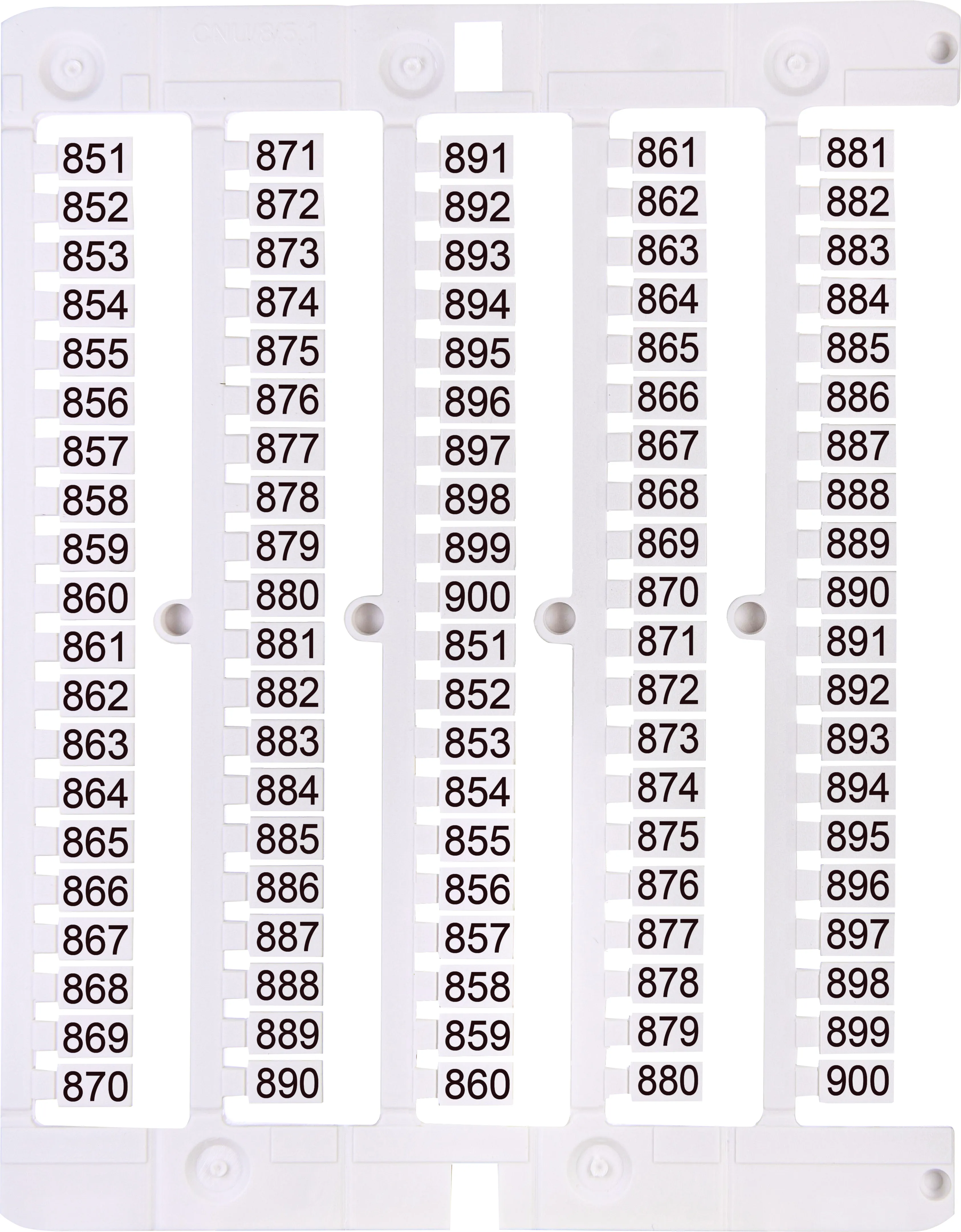 Listwa opisowa ES-NU0851851 003903094