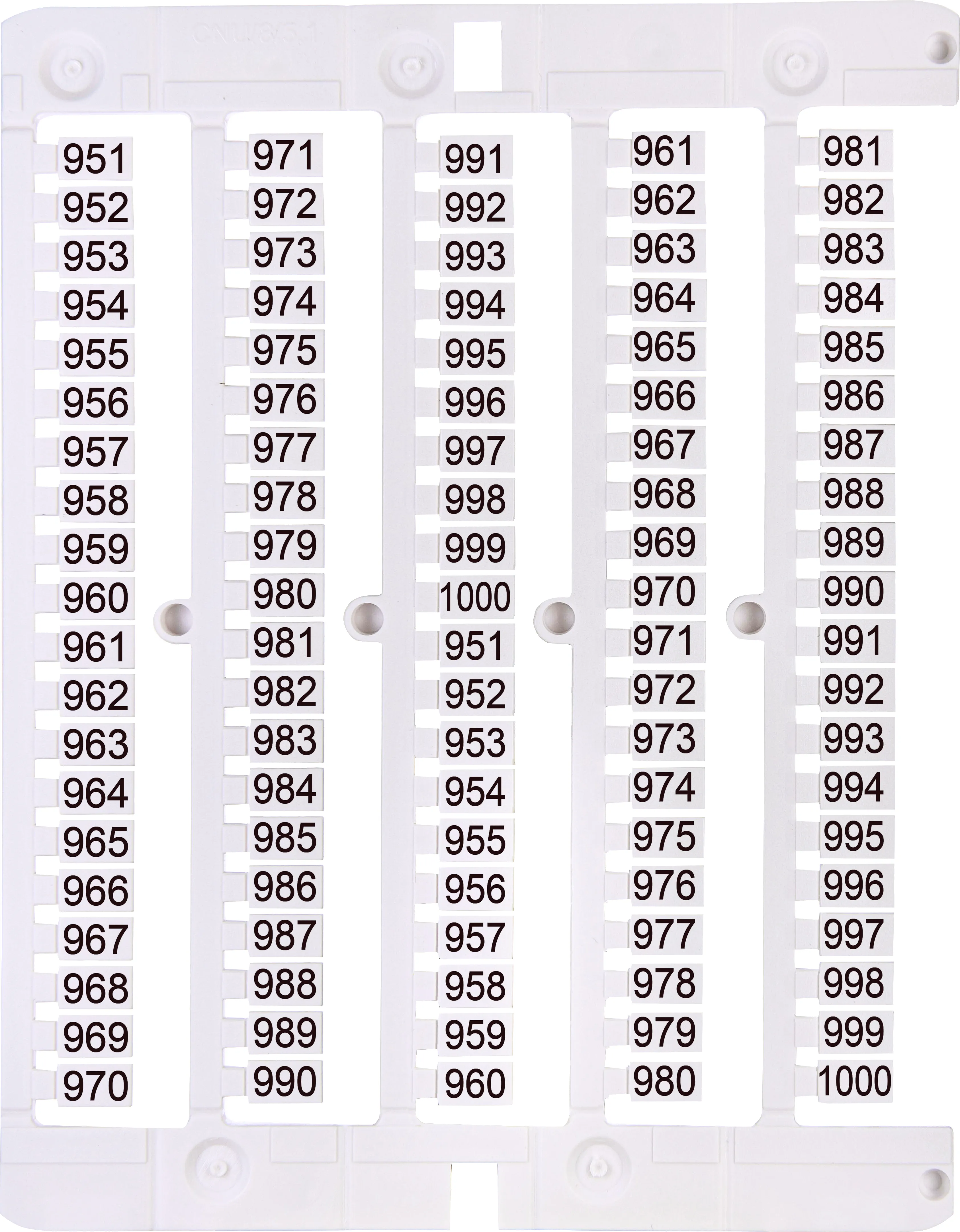 Listwa opisowa ES-NU0851951 003903096