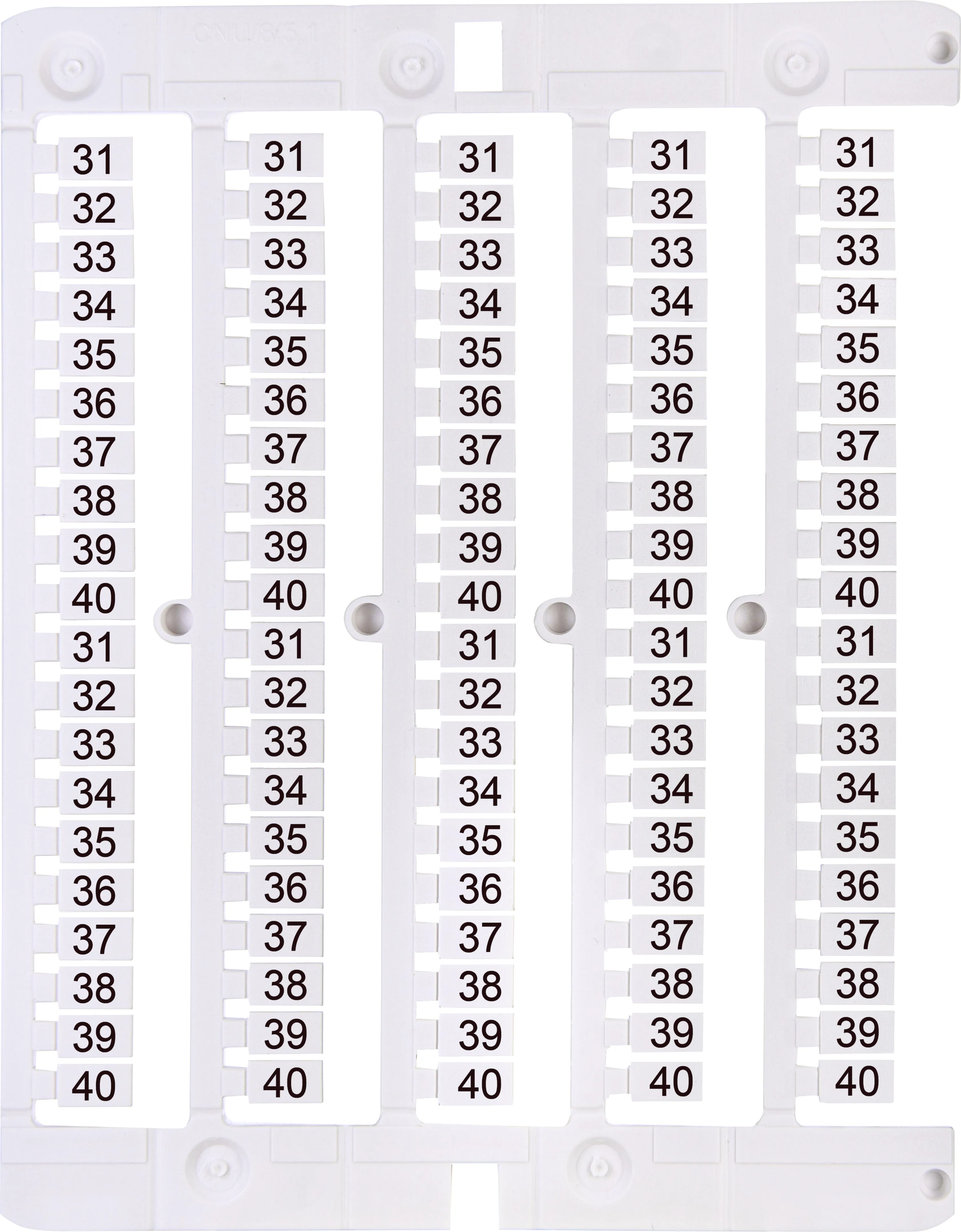 Listwa opisowa ES-NU0851540 003903100