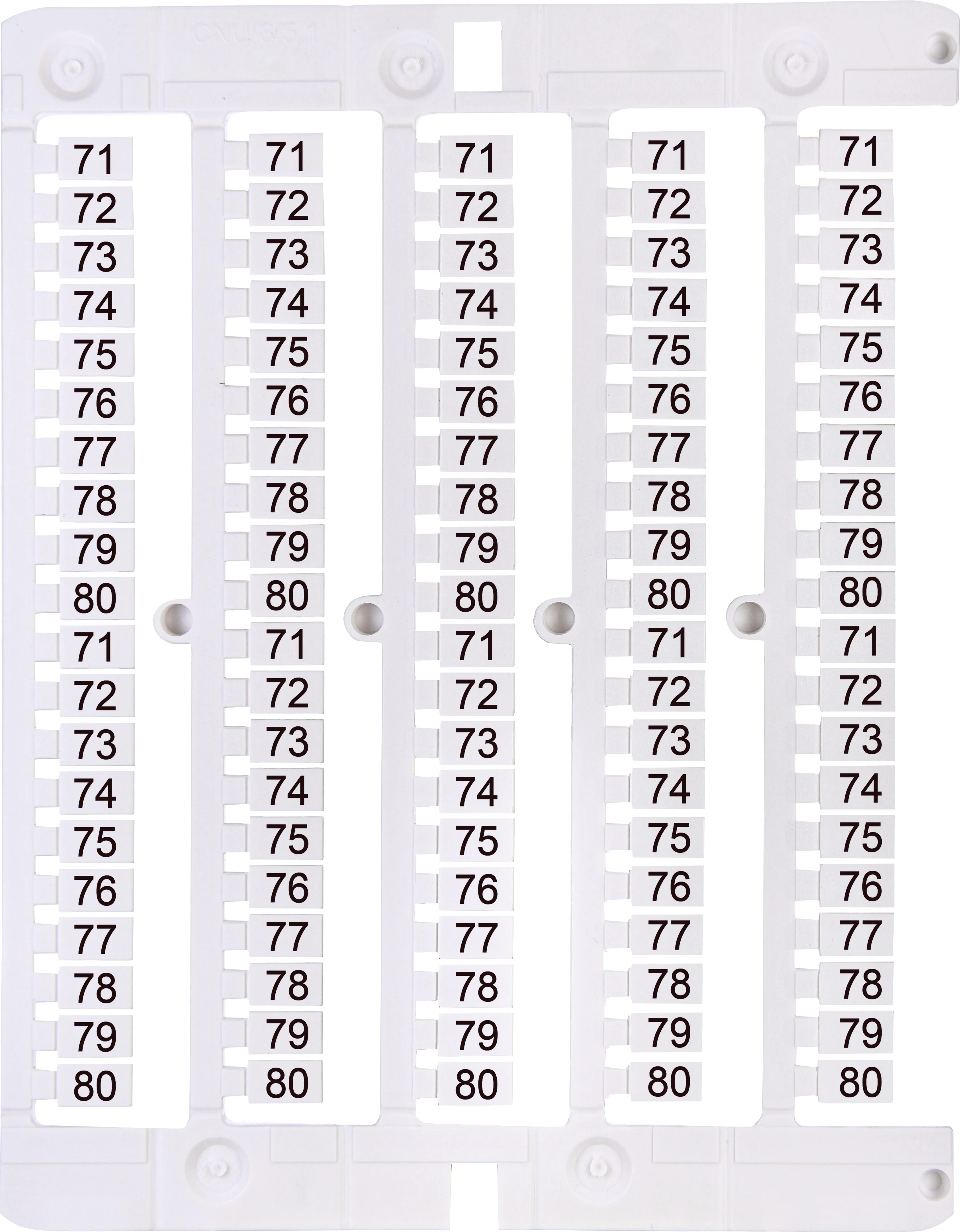 Listwa opisowa ES-NU0851580 003903104