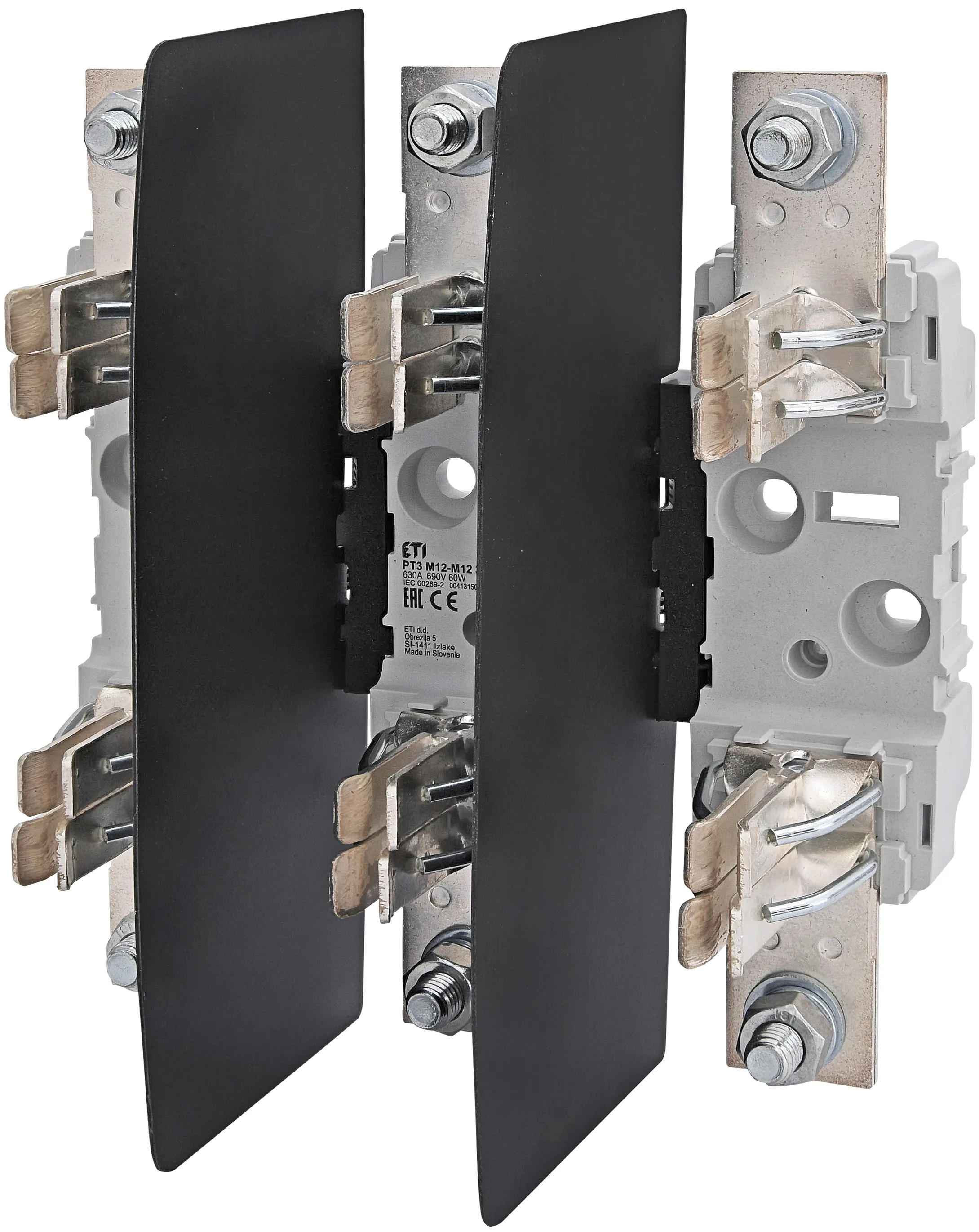 Podstawa bezpiecznikowa PT 3 M12-M12 3p 004131500