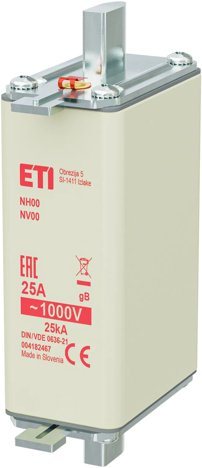 Wkładka topikowa NH00/78 gB 25A/1000V 004182467