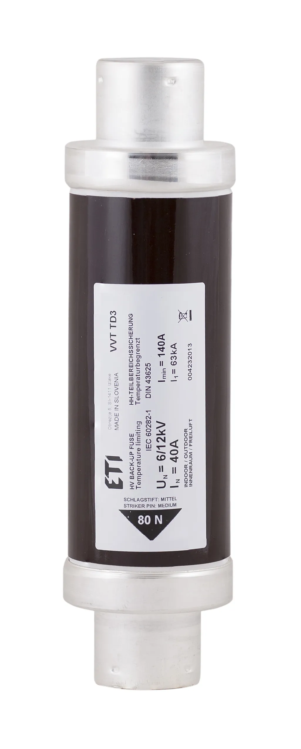 Wkładka topikowa VVC3 12kV/6A 192 004230105