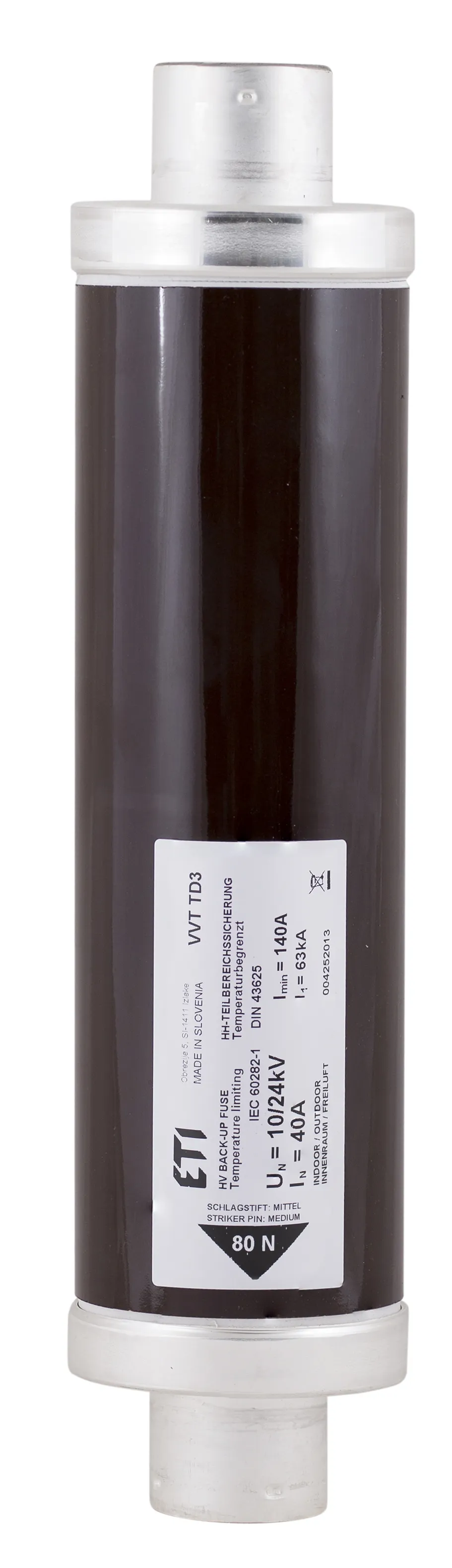 Wkładka topikowa VVC3 24kV/4A 292 004250104