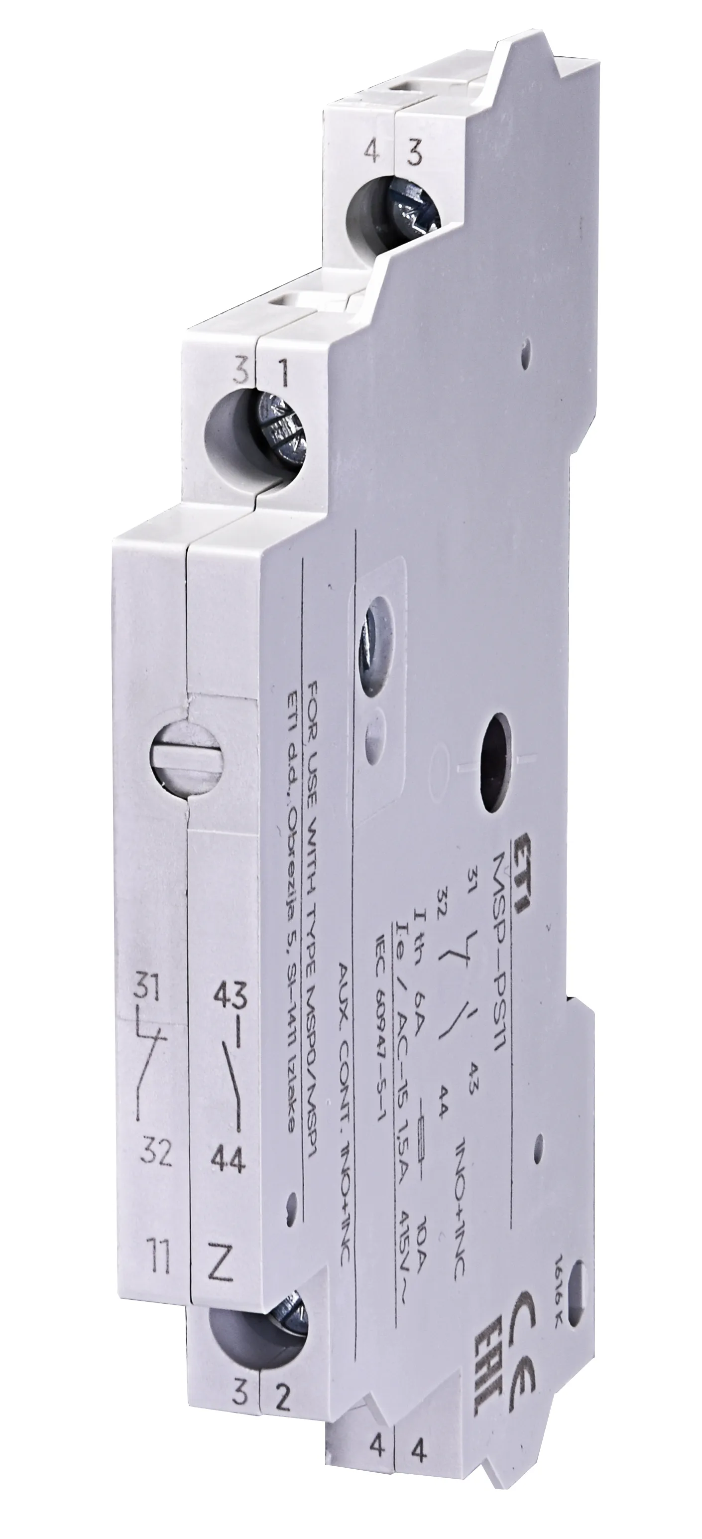 Styki pomocnicze PS01 004600150