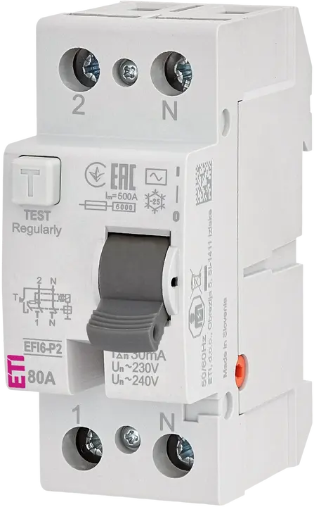 Obraz EFI6-P2 AC 80/0.03