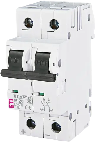 ETIMAT 10-DC 2p B20 6kA