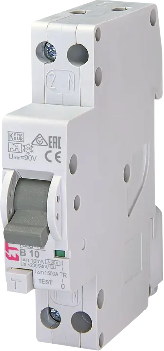 Obraz *KZS-1M 1p+N A B10/0.01 6kA
