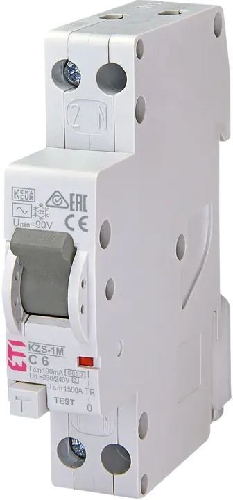 Obraz *KZS-1M 1p+N AC C6/0.1 6kA