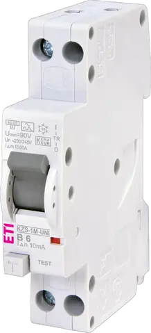 KZS-1M-UNI 1p+N A B6/0.01