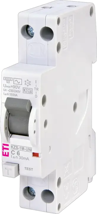 Obraz KZS-1M-UNI 1p+N AC C6/0.03