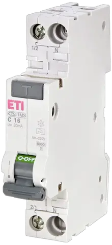 KZS-1MS 1p+N A C4/0.03