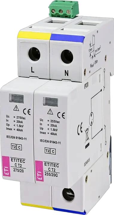 Obraz ETITEC C T2 275/20 1+1 RC