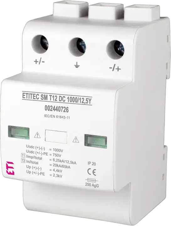 Obraz ETITEC SM T12 DC 1000/12,5 Y