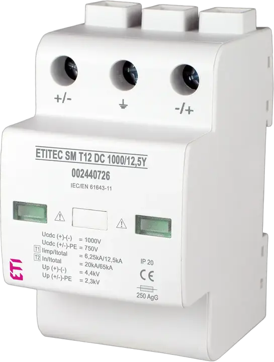 Obraz ETITEC SM T12 DC 1000/12,5 Y R