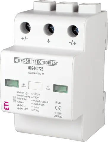 Obraz ETITEC SM T12 DC 1000/12,5 Y R