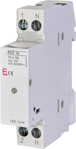 *PCF 10 1p+N LED