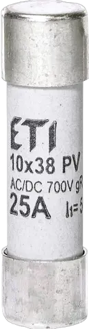 CH10x38 gR 25A/700V AC/DC