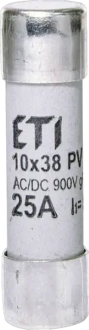CH10x38 gR 25A/900V AC/DC