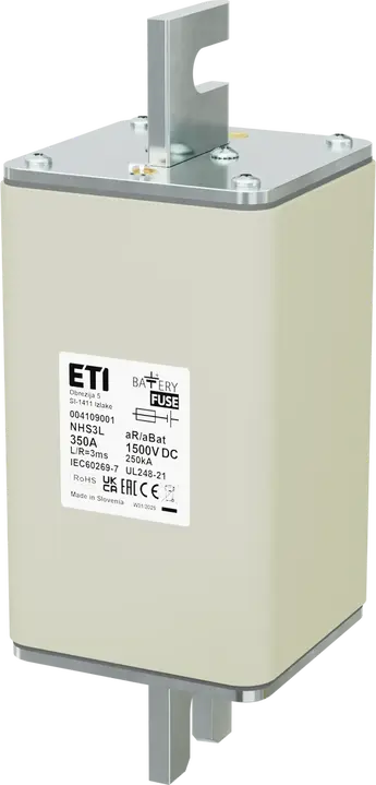 Obraz NHS3L aR/aBat 350A/1500V DC AL