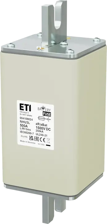Obraz NHU3L aR/aBat 500A/1500V DC AL