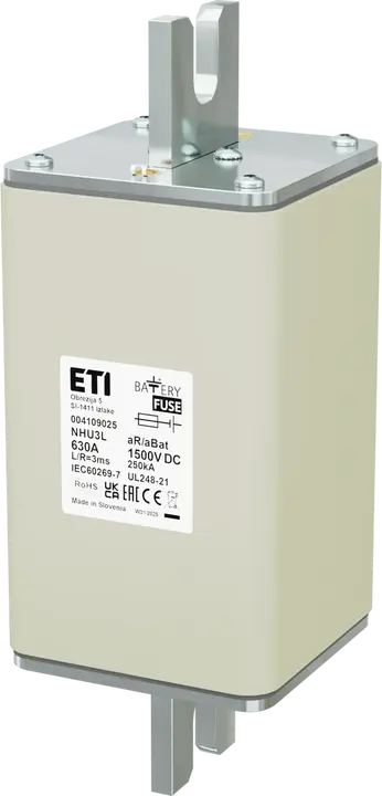 Obraz NHU3L aR/aBat 630A/1500V DC AL