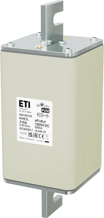 Obraz NHE3L aR/aBat 315A/1500V DC AL