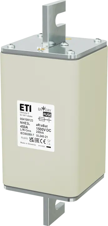 Obraz NHE3L aR/aBat 450A/1500V DC AL